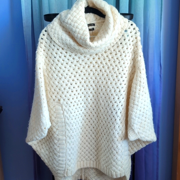 Massimo Dutti Sweaters - Massimo Dutti Cowl Neck Oversized Sweater/Shawl. Made in Spain.
